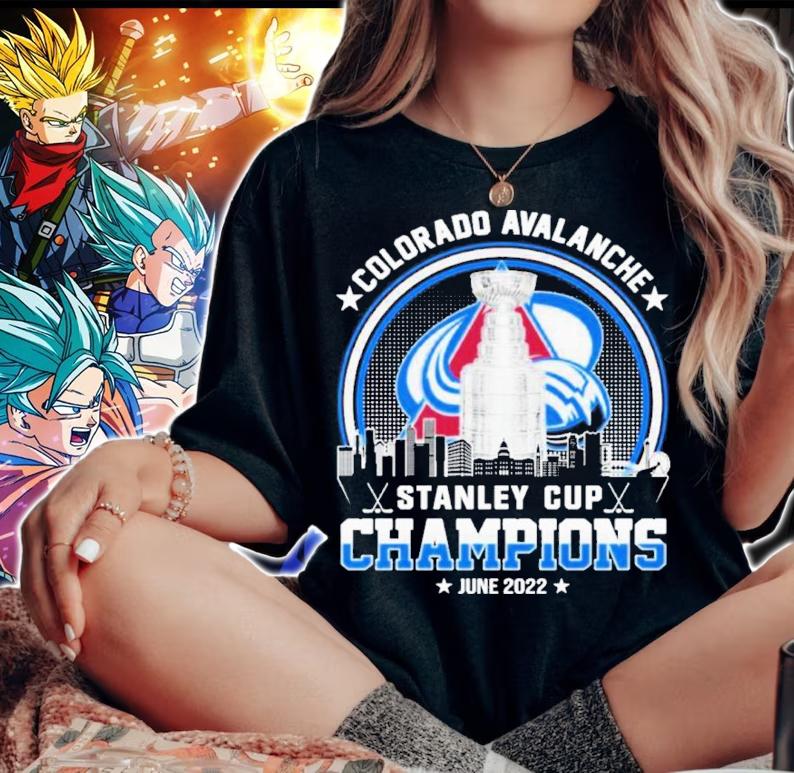Colorado Avalanche Skyline Stanley Cup Champions June 2022 Shirt t-shirt woman shirt