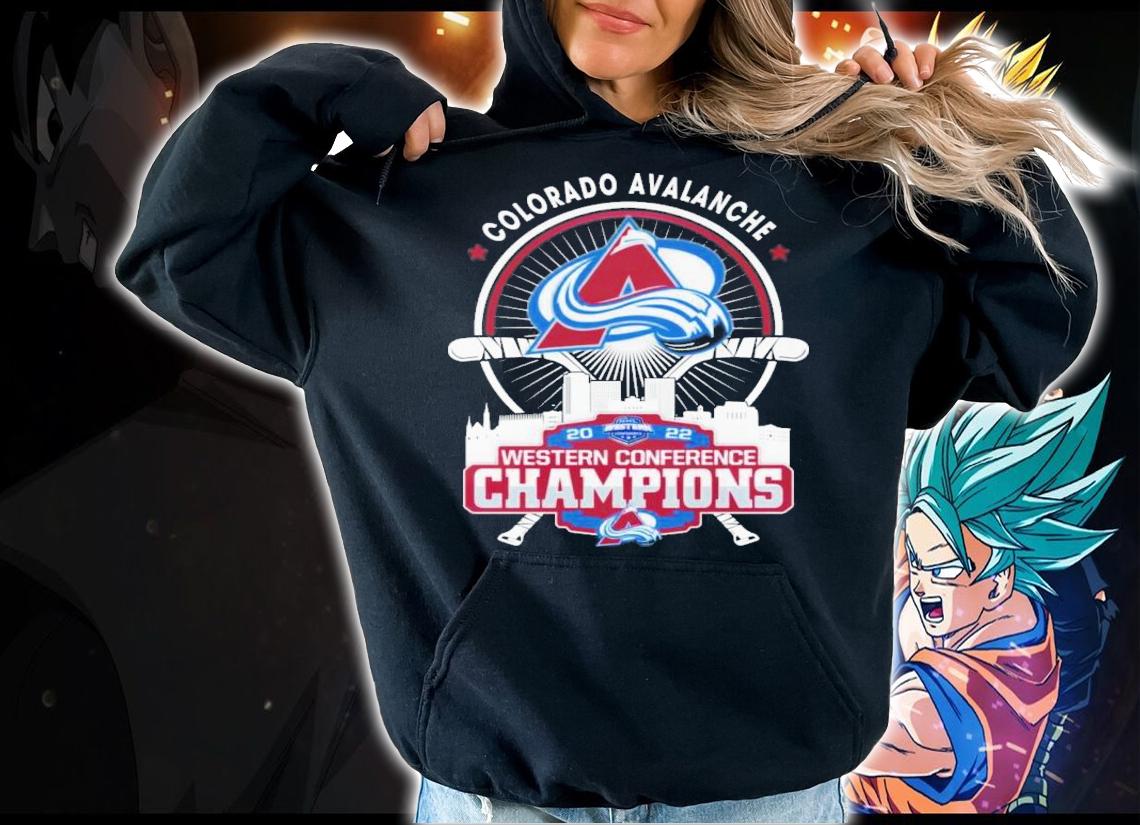 Colorado Avalanche Western 2022 Conference Champions T-Shirt t-shirt hoodie