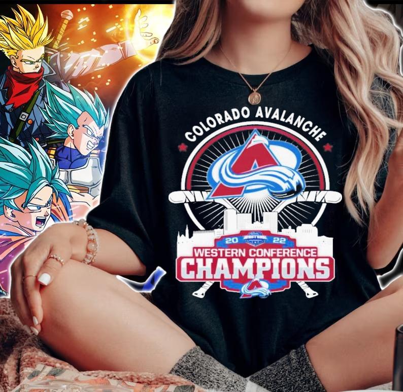 Colorado Avalanche Western 2022 Conference Champions T-Shirt t-shirt woman shirt