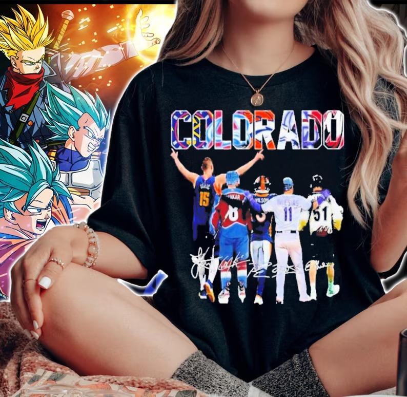 Colorado Sports Jokic Makar Wilson And Iglesias Signatures Shirt t-shirt woman shirt