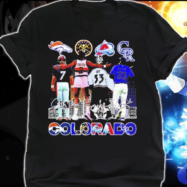 Colorado Sports Teams Elway English Roy And Walker Signatures Shirt t-shirt shirt