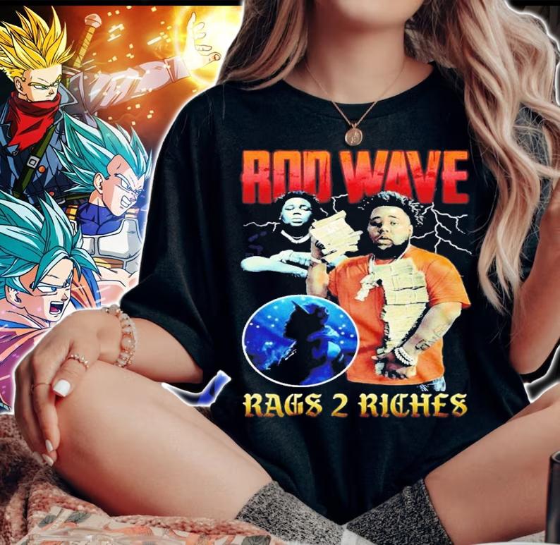 Rod Wave Rags 2 Riches shirt t-shirt woman shirt