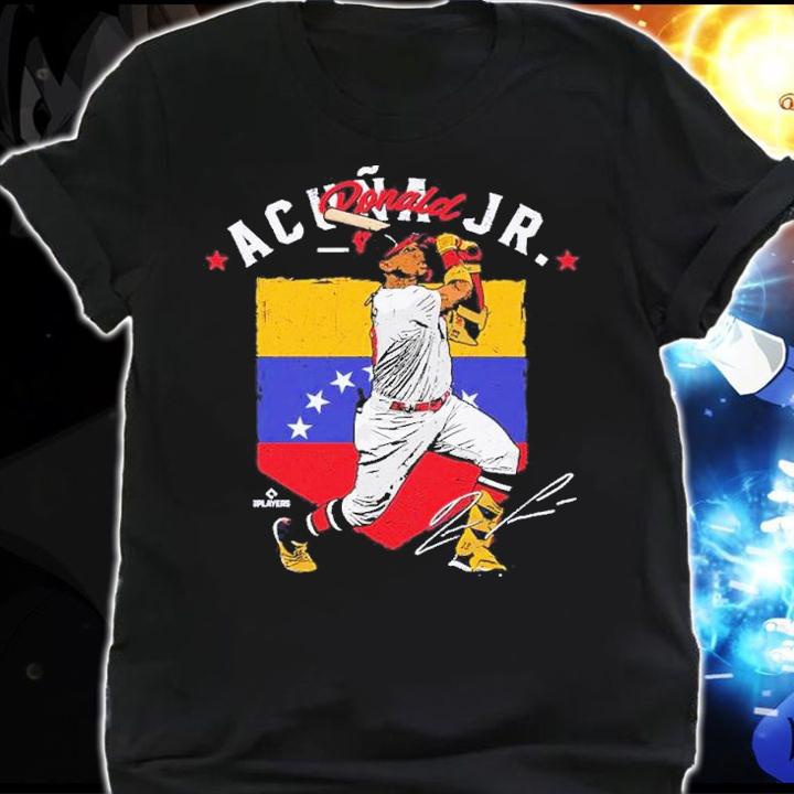 Ronald Acuna Jr. Atlanta Country Flag Baseball Shirt t-shirt shirt