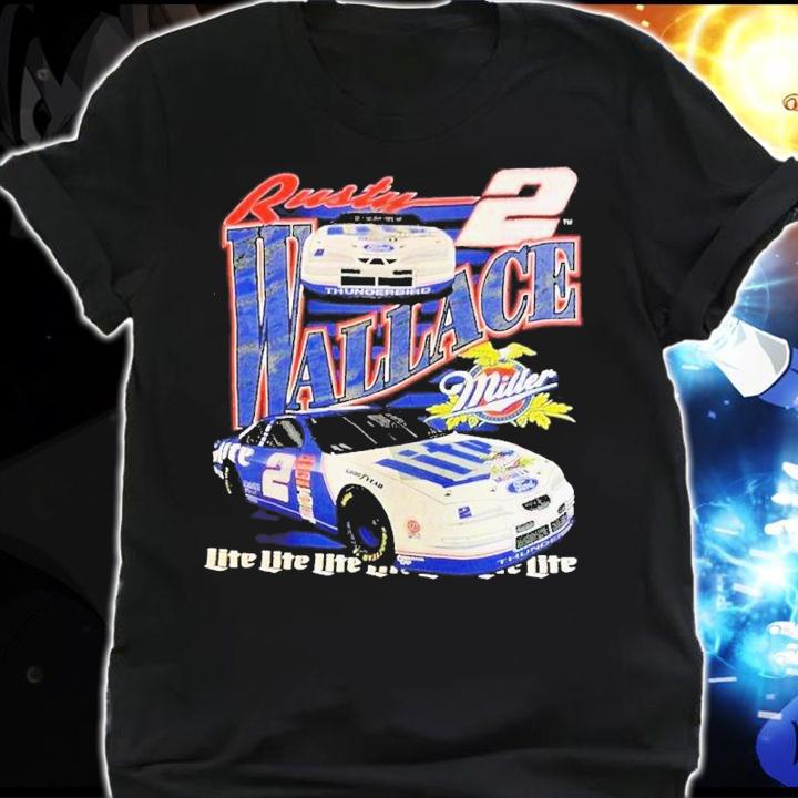 Rusty Wallace 2 Lite Racing Vintage Shirt t-shirt shirt