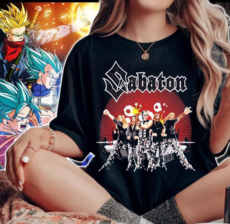 Sabaton Anime shirt t-shirt woman shirt
