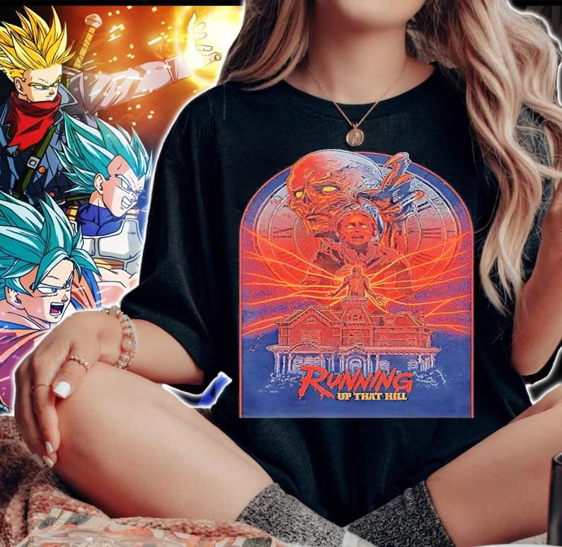 Stranger Things 4 Running Up That Hill shirt t-shirt woman shirt