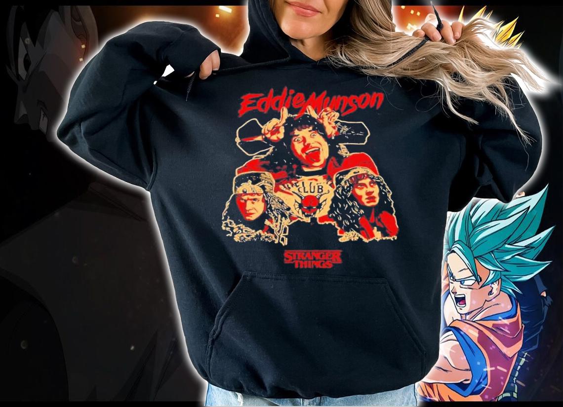 Stranger Things Eddie Munson Joseph Quinn Characters Shirt t-shirt hoodie