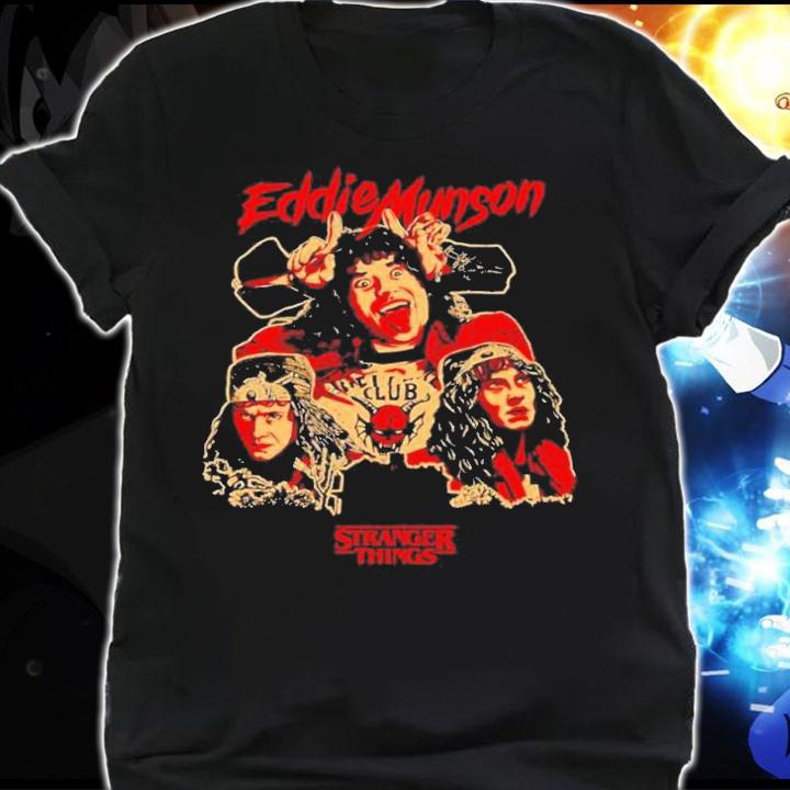 Stranger Things Eddie Munson Joseph Quinn Characters Shirt t-shirt shirt