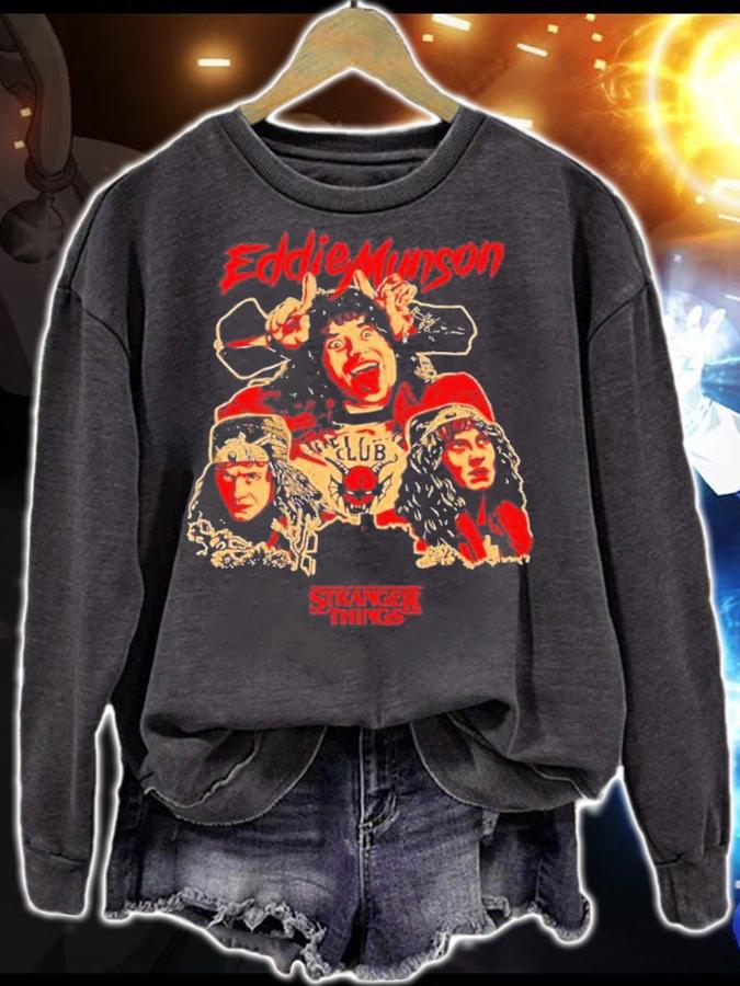 Stranger Things Eddie Munson Joseph Quinn Characters Shirt t-shirt sweatshirt