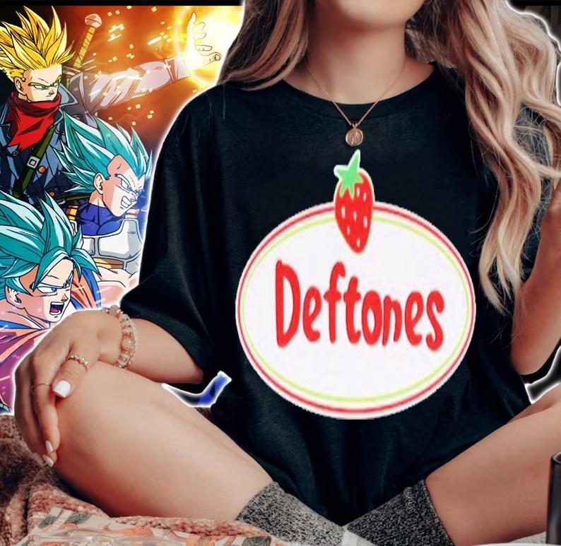 Strawberry Deftones T-Shirt t-shirt woman shirt