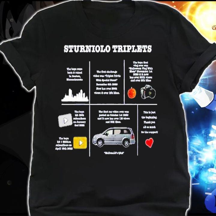 Sturniolo 3 Million shirt t-shirt shirt