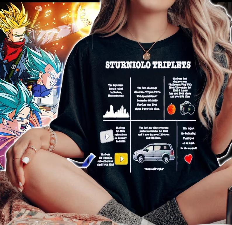 Sturniolo 3 Million shirt t-shirt woman shirt