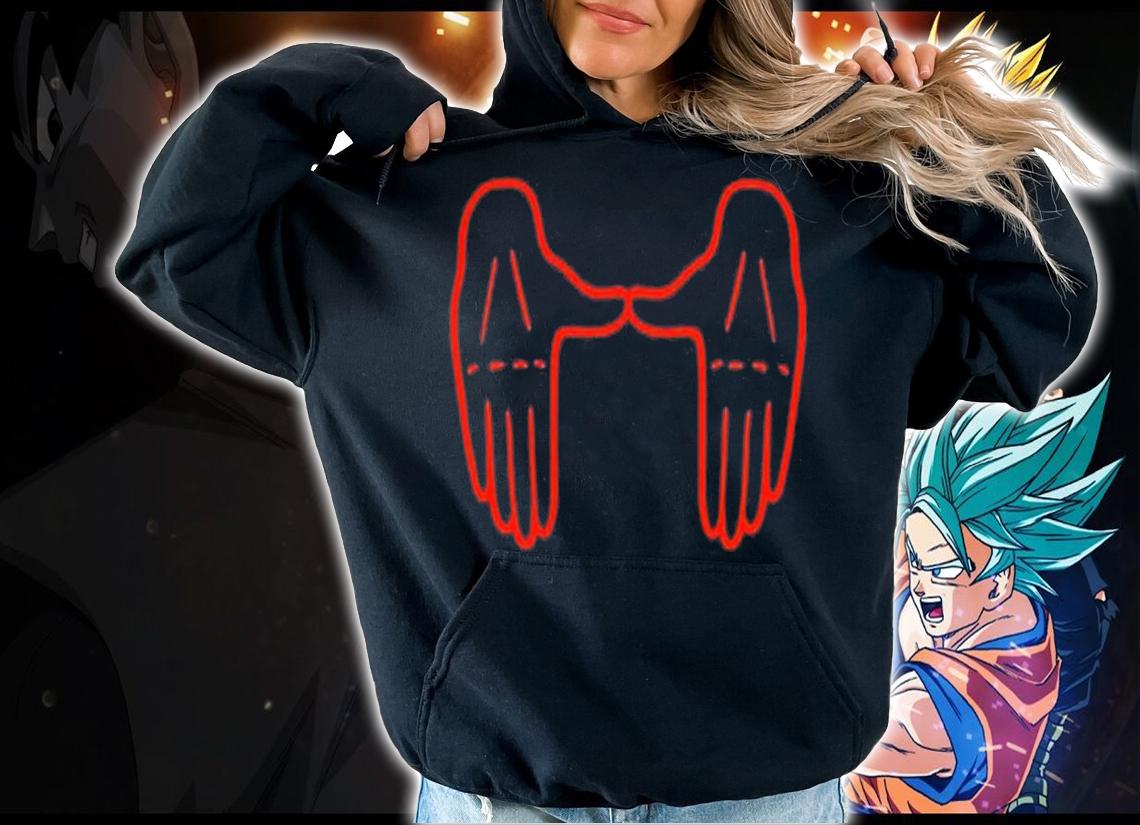 U Down hand T-shirt t-shirt hoodie