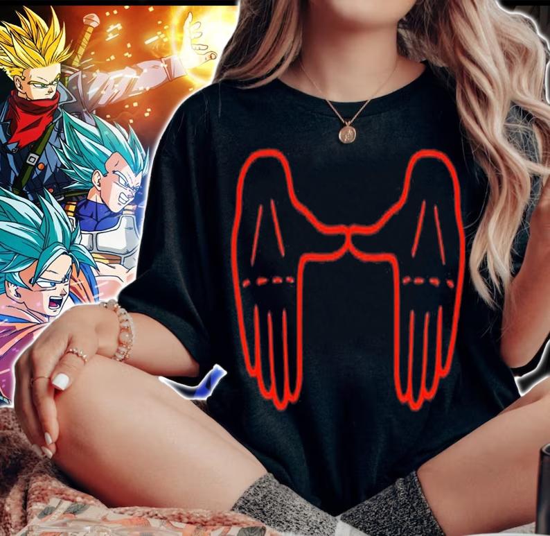 U Down hand T-shirt t-shirt woman shirt