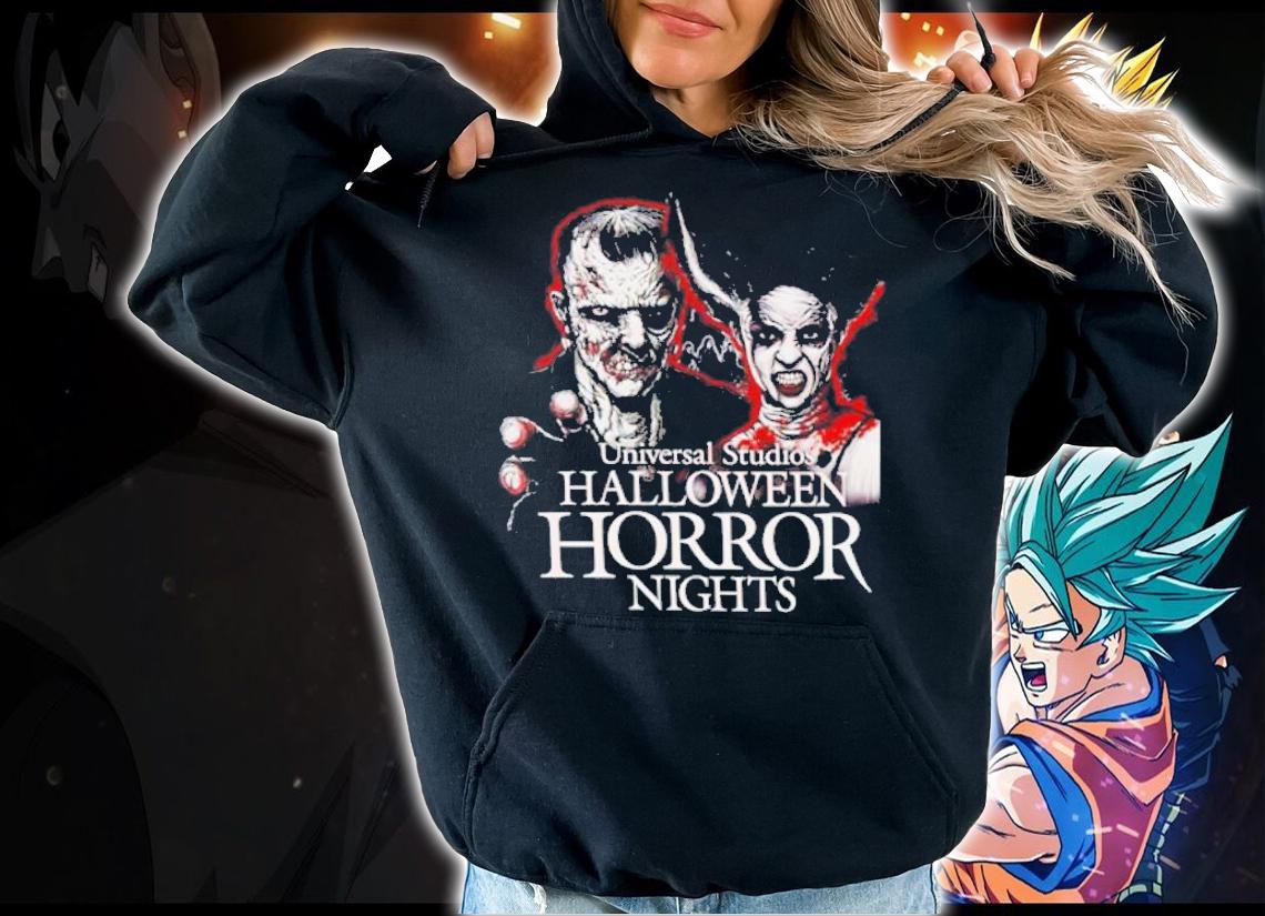 Universal Studios Halloween Horror Nights Frankenstein & Bride Of Frankenstein shirt t-shirt hoodie