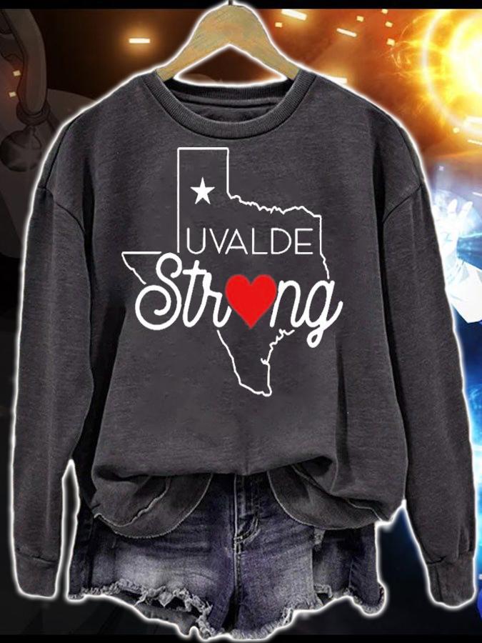 Uvalde Strong Pray For Texas Support Shirt t-shirt sweatshirt