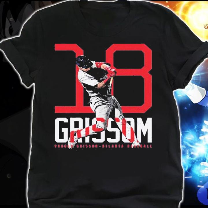 Vaughn Grissom Atlanta Bold Number Baseball Shirt t-shirt shirt