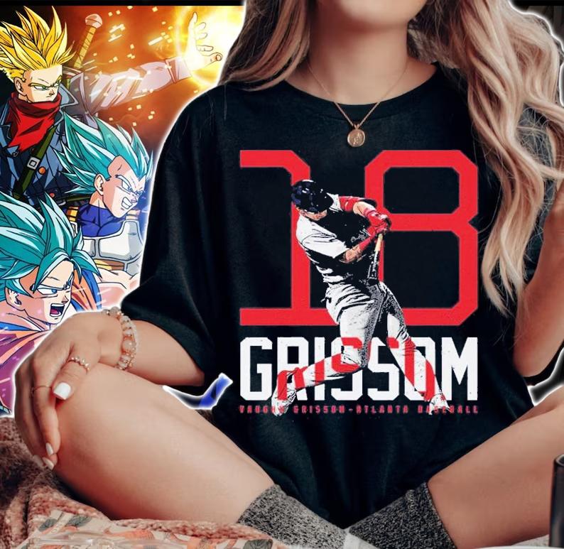 Vaughn Grissom Atlanta Bold Number Baseball Shirt t-shirt woman shirt
