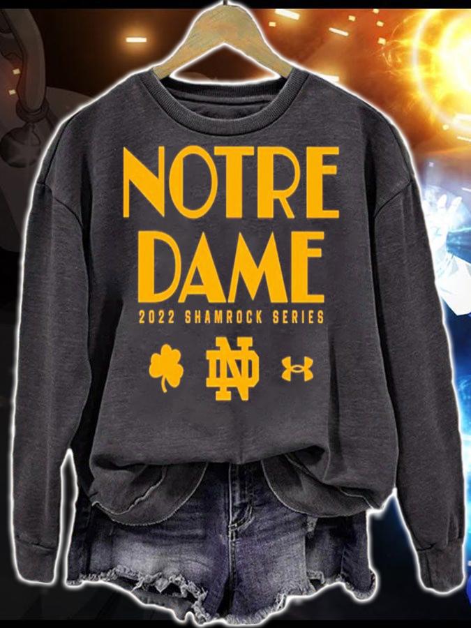 Verypiratey Notredame Shamrock Series shirt t-shirt sweatshirt