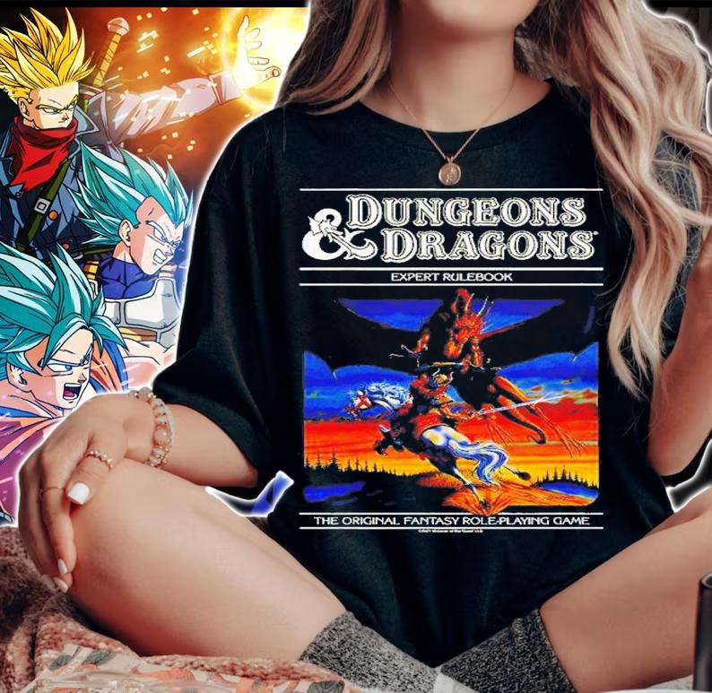 Dungeons And Dragons Expert Rulebook The Original Fantasy Role-Playing Game T-Shirt t-shirt woman shirt