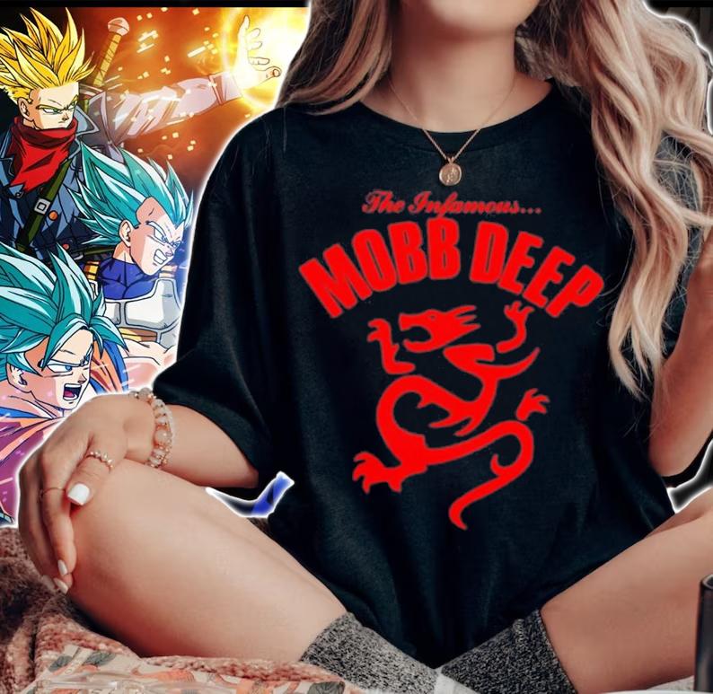 Eddie Kingston Mobb Deep Dragon T-Shirt t-shirt woman shirt