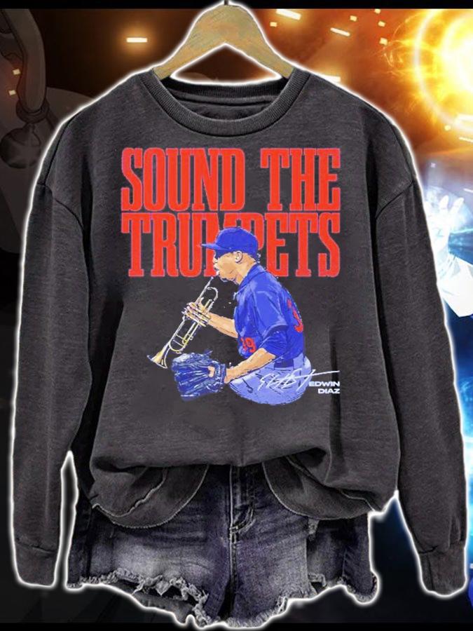 Edwin Diaz New York M Trumpets Baseball Signature Shirt t-shirt sweatshirt
