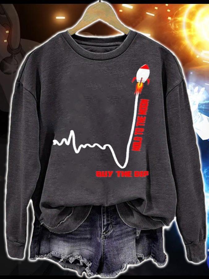 Game Stock Amc Hold To The Moon Buy The Dip Stock Market Shirt t-shirt sweatshirt