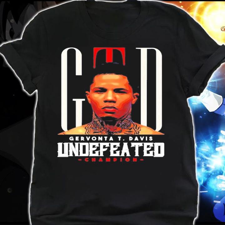 Gervonta Davis Undefeated Champion T-Shirt t-shirt shirt