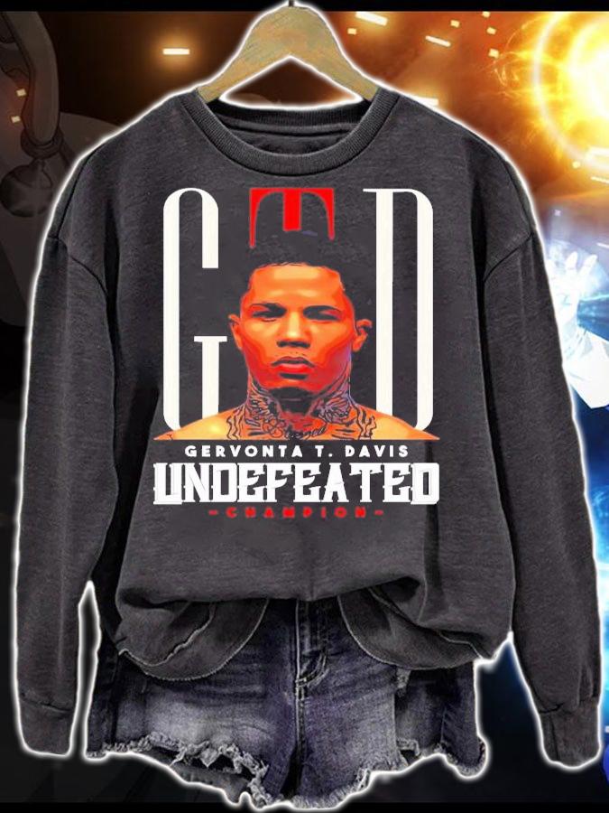 Gervonta Davis Undefeated Champion T-Shirt t-shirt sweatshirt