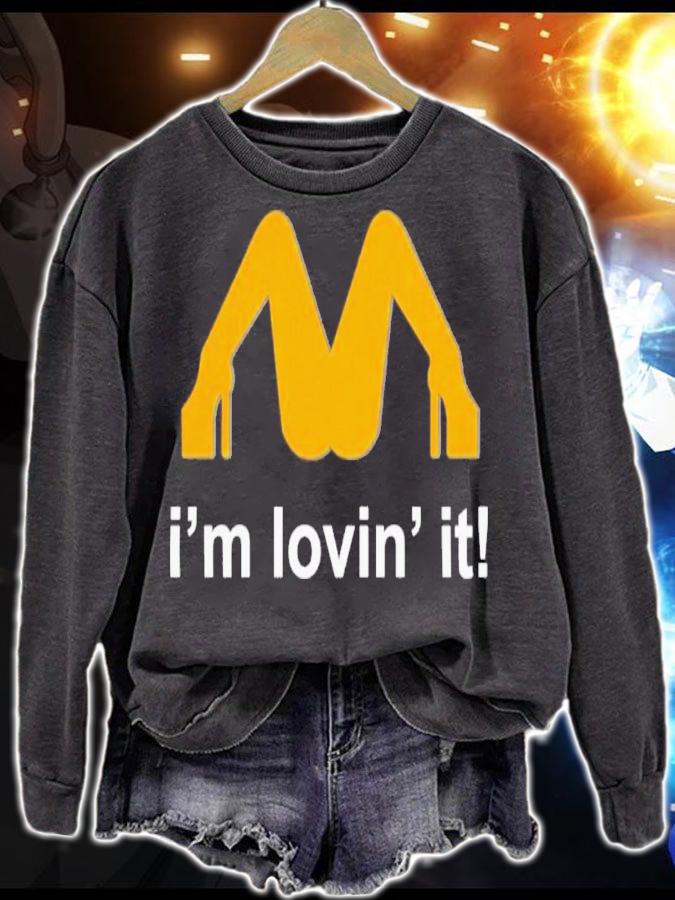 Im Lovin' It Shirt 2022 Burger Lover Shirt t-shirt sweatshirt