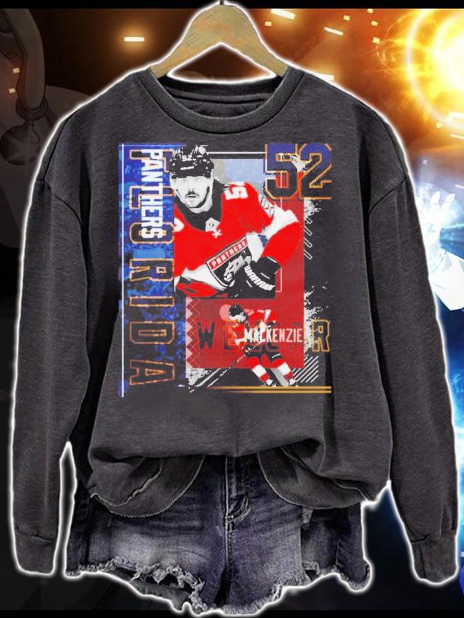 Mackenzie Weegar Hockey Paper Poster Panthers 2 T-Shirt t-shirt sweatshirt