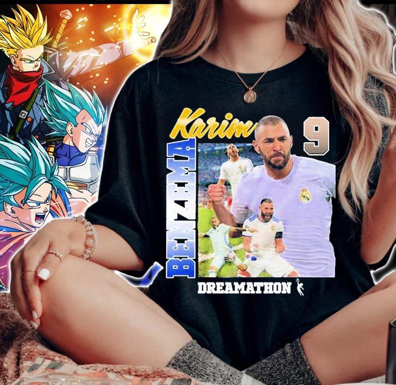 Madrid Zone Karim Benzema Dreamathon T-Shirt t-shirt woman shirt
