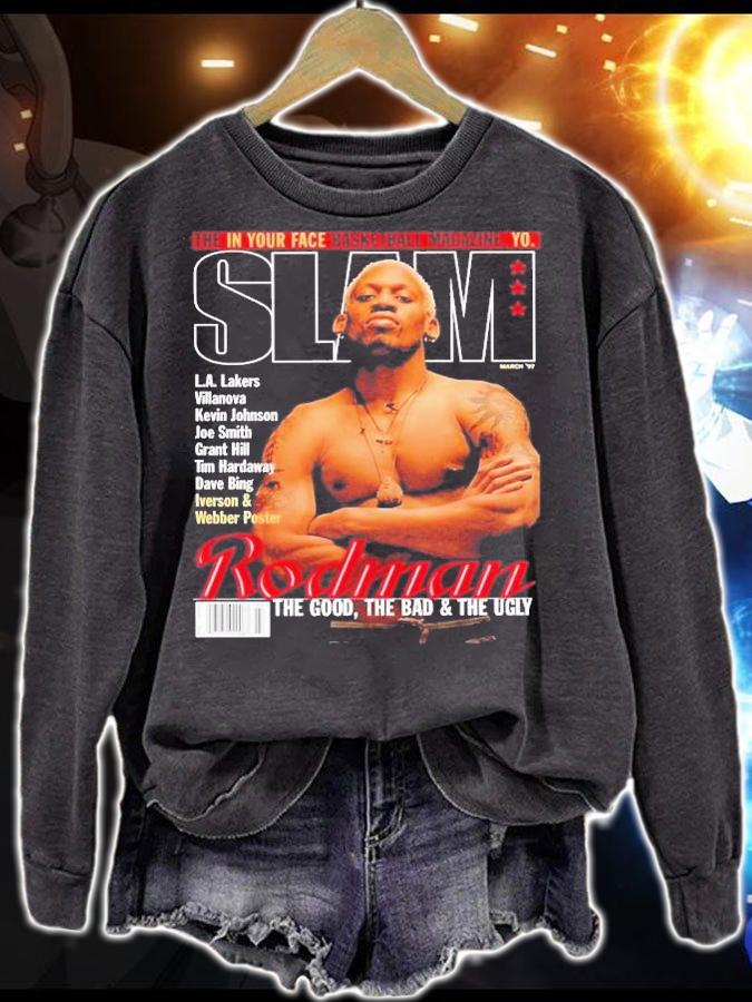 Magazine Cover Style Dennis Rodman Fan T-Shirt t-shirt sweatshirt