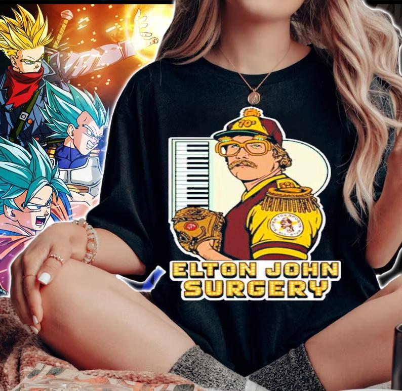 Mark Lee Wearing Elton John Surgery Shirt t-shirt woman shirt