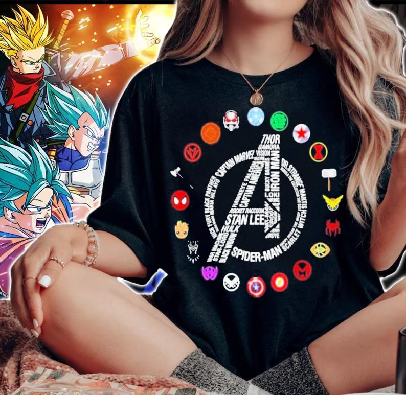Marvel Studios Avengers Logo Shirt t-shirt woman shirt