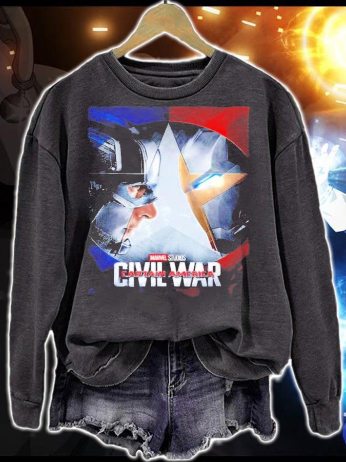 Marvel Studios Captain America Civil War Movie Graphic Shirt t-shirt sweatshirt
