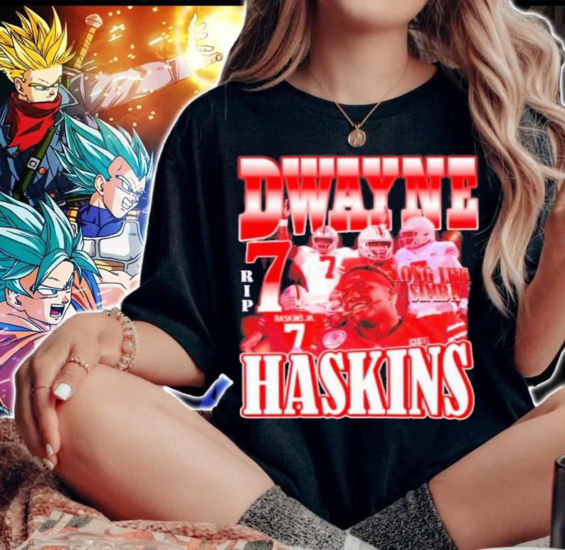 Ohio State Football RIP Dwayne Haskins Paris Johnson Jr T-Shirt t-shirt woman shirt