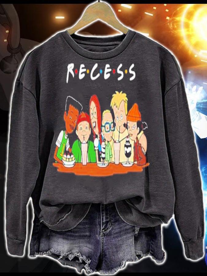 Old Rusty Was Here When My Big Brother Was In School Recess Trcs 90s Cartoons T-Shirt t-shirt sweatshirt