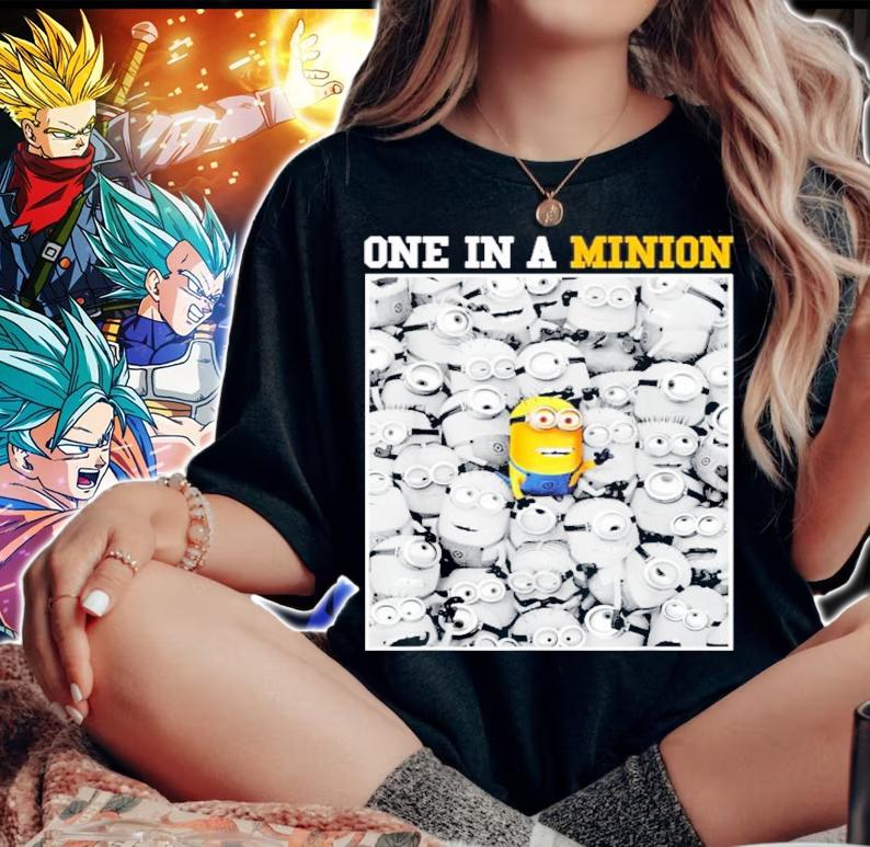 One In A Minion Despicable Me Yellow Minions Shirt t-shirt woman shirt
