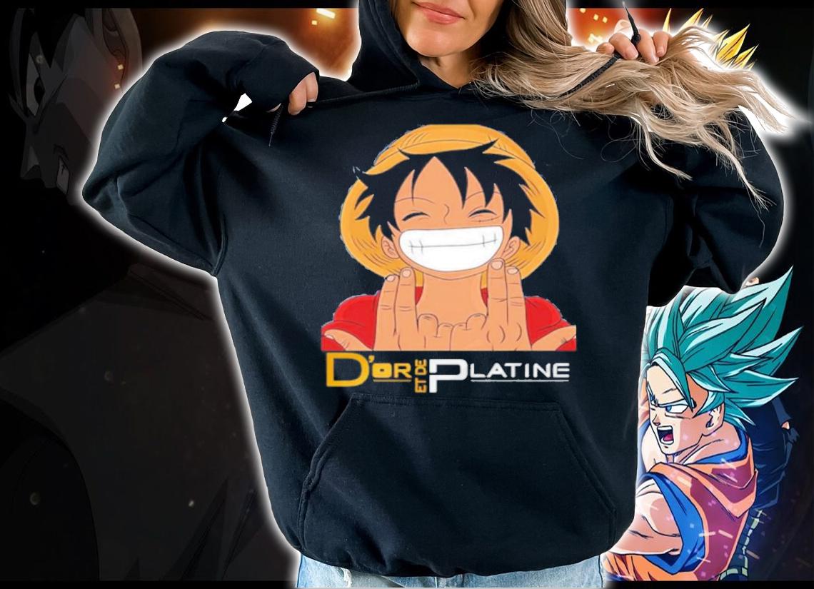One Piece D'or Et De Platine Shirt t-shirt hoodie