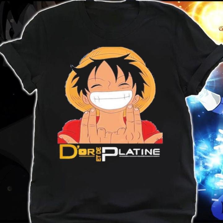One Piece D'or Et De Platine Shirt t-shirt shirt
