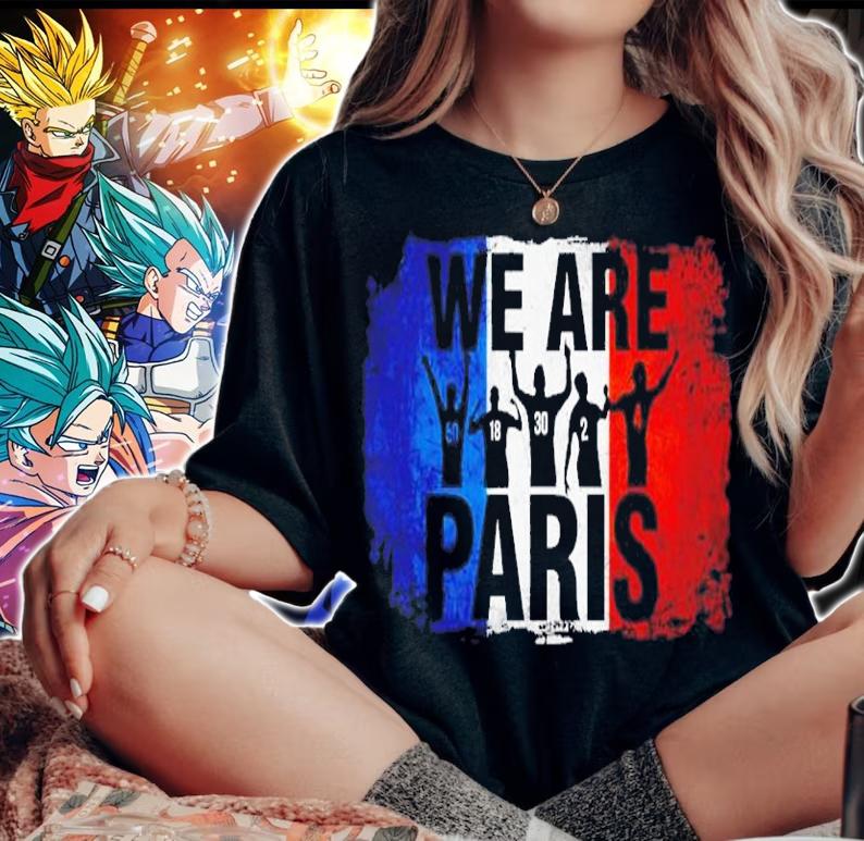 Paris Flag Psg We Are Paris Shirt t-shirt woman shirt