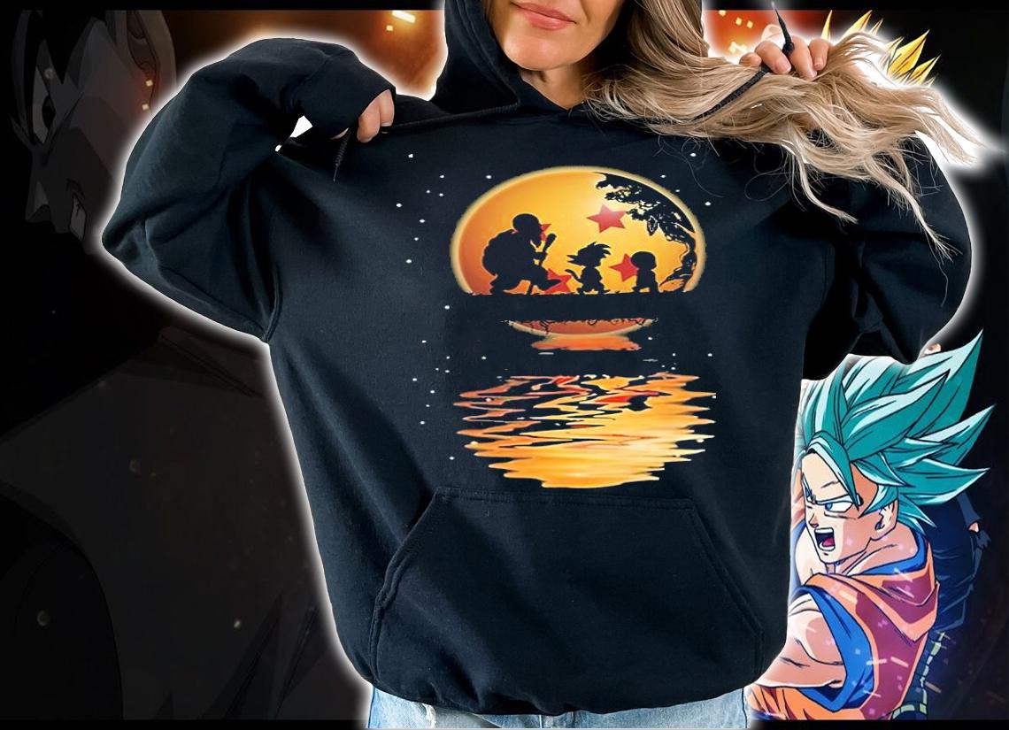 Reflection Dragon Ball Z Characters Water Mirror t-shirt hoodie