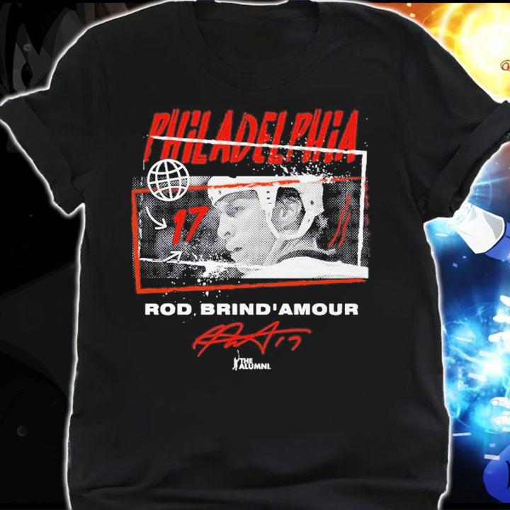 Rod Brind'Amour Philadelphia Tones Hockey Signature Shirt t-shirt shirt