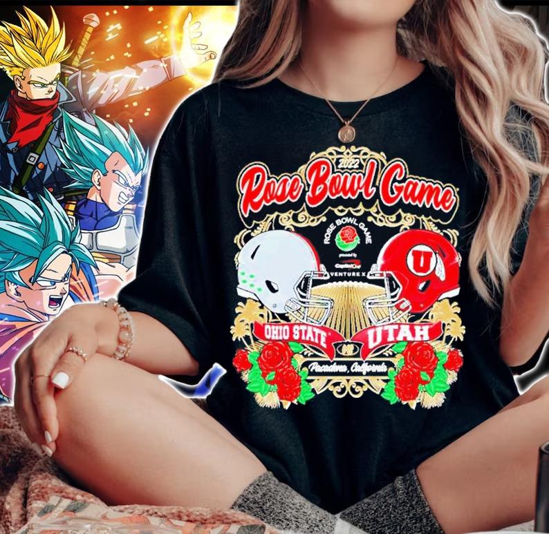 Rose Bowl Game Ohio State Vs Utah Football Pasadena California 2022 Shirt t-shirt woman shirt