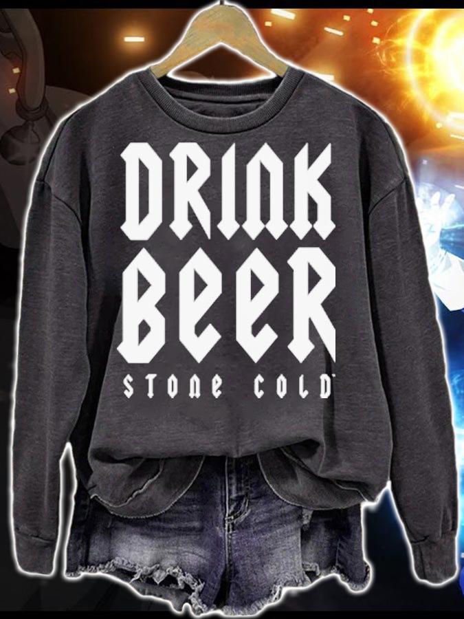 Stone Cold Steve Austin Fuck Fear Drink Beer Shirt t-shirt sweatshirt