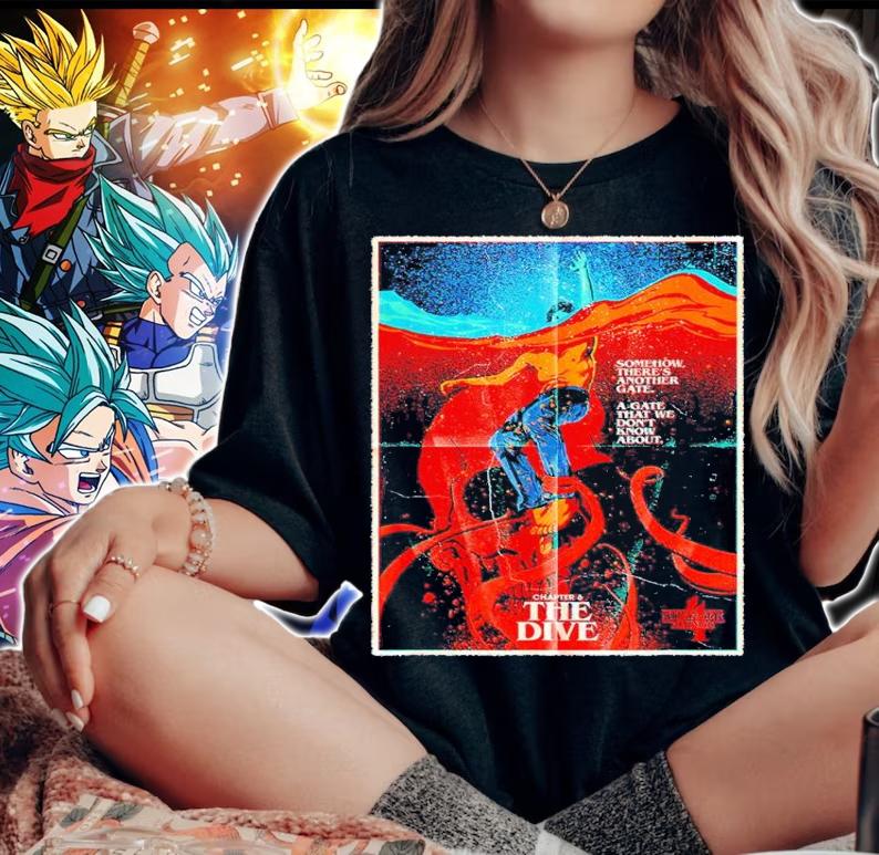 Stranger Things 4 Chapter 6 The Dive Steve Harrington T-shirt t-shirt woman shirt