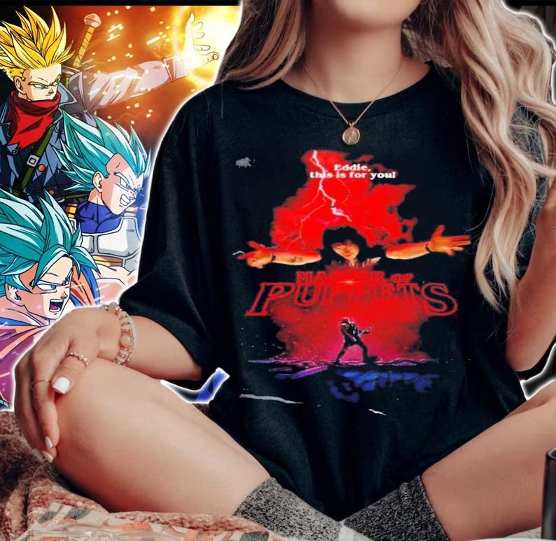Stranger Things Eddie Munson Master of Puppets Shirt t-shirt woman shirt