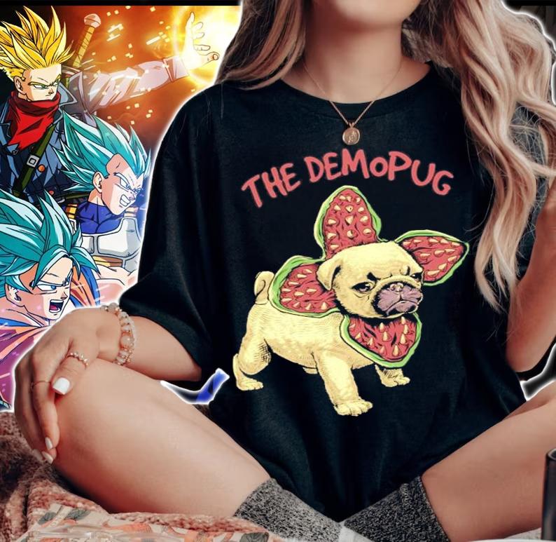 Stranger Things The DemoPug shirt t-shirt woman shirt
