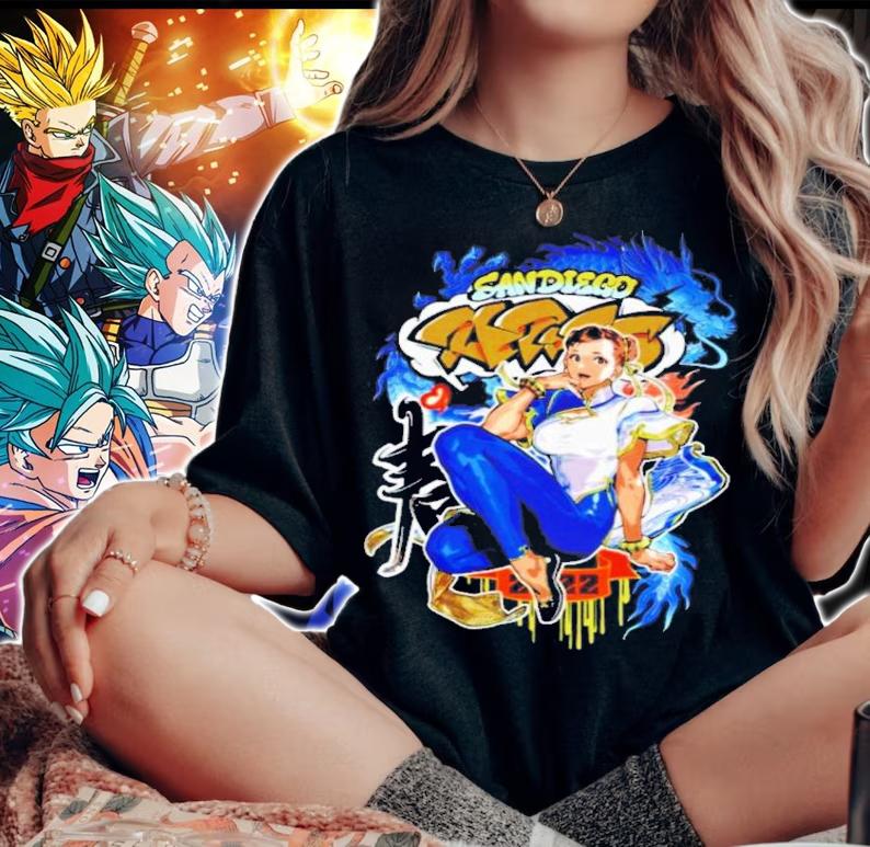 Street Fighter 6 Chun Li Sdcc 2022 Udon T-Shirt t-shirt woman shirt